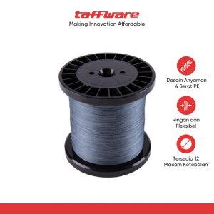 TaffSPORT Senar Tali Pancing 4 Braided Fishing Line Strong PE 300M - DM3