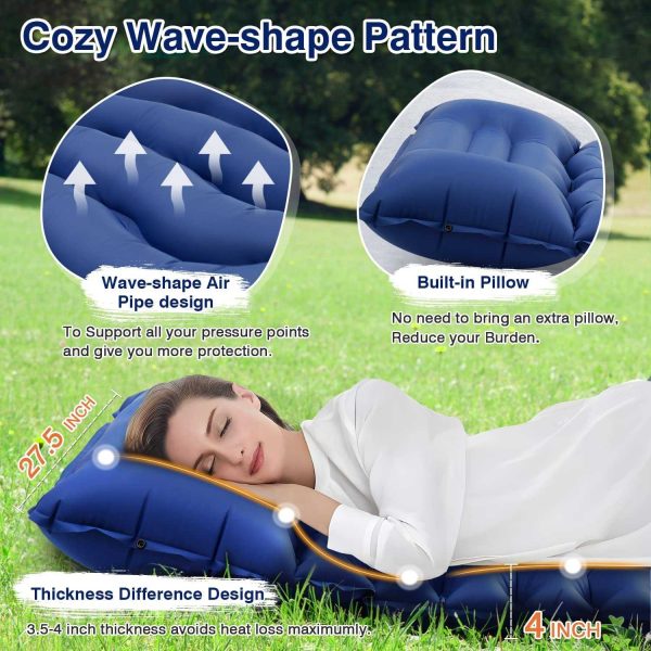 ginee_20260611184702674_4345548957.jpg TaffSPORT Kasur Matras Angin Manual Sleeping Pad Waterproof Single - SB-40