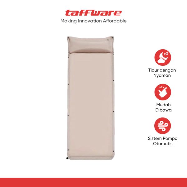 ginee_20260611185326322_5933998567.jpg TaffSPORT Kasur Matras Angin Self Inflating Sleeping Pad Single - SB-54