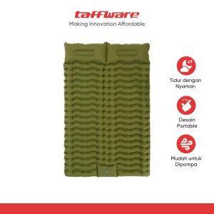 ginee_20260611185958843_8582276397.jpg TaffSPORT Kasur Matras Angin Manual Sleeping Pad Waterproof Double - DB-26
