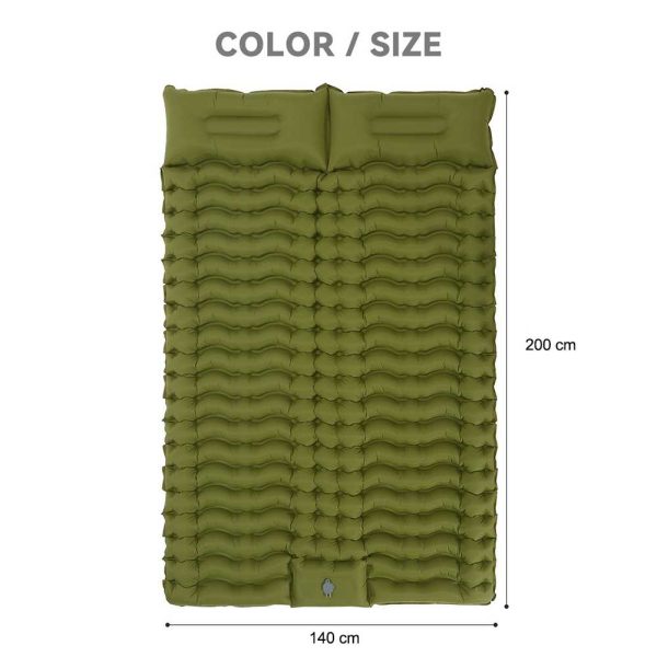 ginee_20260611185959197_8234114855.jpg TaffSPORT Kasur Matras Angin Manual Sleeping Pad Waterproof Double - DB-26