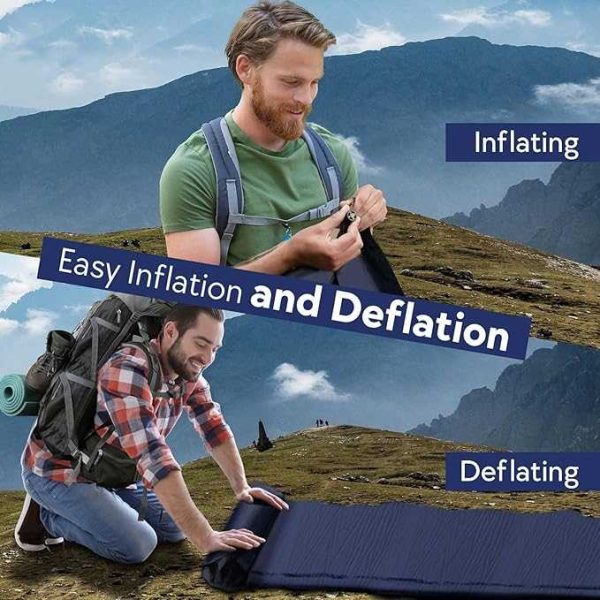 TaffSPORT Kasur Matras Angin Self Inflating Sleeping Pad Waterproof - SB-22