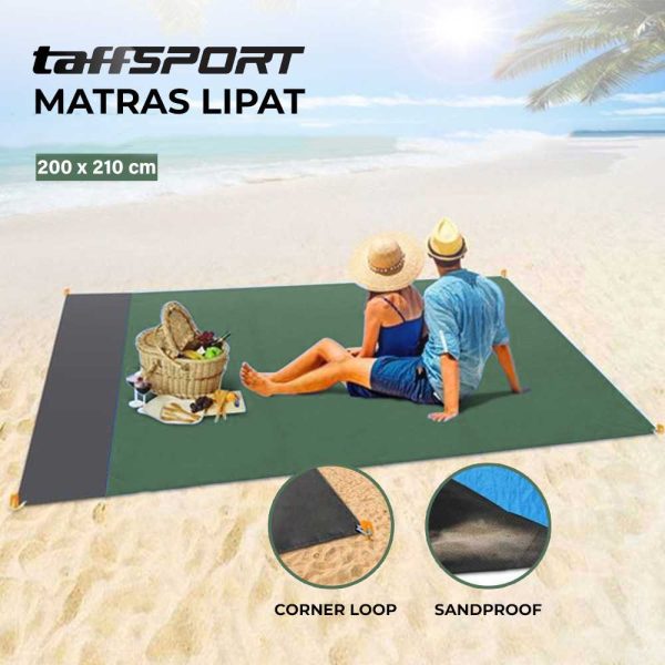 ginee_20260611190051778_1771891802.jpg TaffSPORT Tikar Lipat Matras Camping Piknik Mat 200x210cm - FS-008