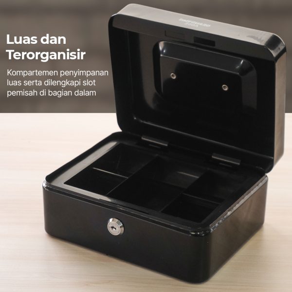 TaffGUARD Brankas Money Box Uang Cash - 200A - Black