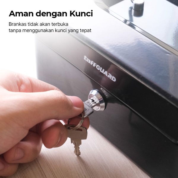 TaffGUARD Brankas Money Box Uang Cash - 200A - Black