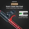 TaffSPORT Tongkat Hiking Trekking Pole 5 Section 130cm Foldable 36cm - TF13