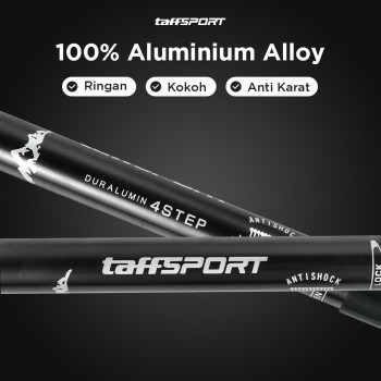 taffsport-tongkat-hiking-telescopic-trekking-pole-aluminium-110cm-e4103 (3) TaffSPORT Tongkat Hiking Trekking Pole Telescopic 4 Section - E4103