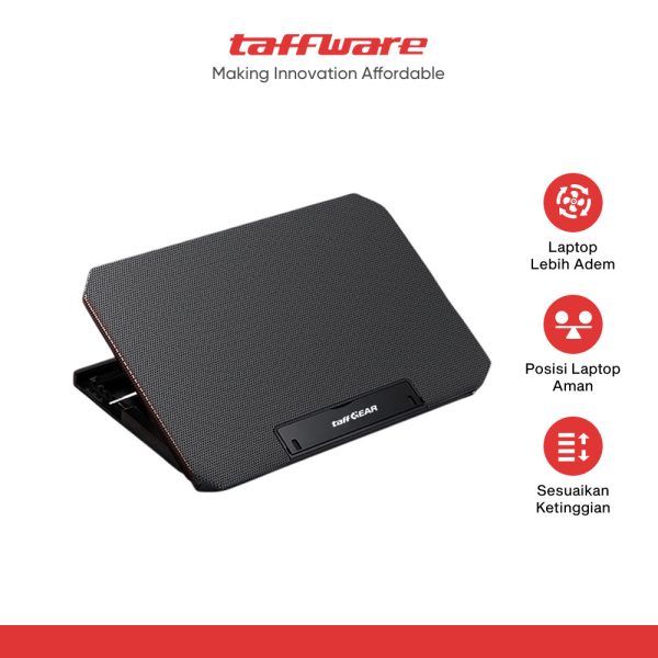 Taffware Cooling Pad Laptop Kipas Pendingin 2 Fan without Knob Speed - Q100