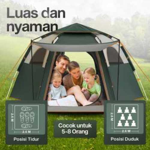 ginee_20260713182659768_2186367498.jpg TaffSPORT Tenda Camping Lipat Otomatis 5-8 Orang Double Layer - SH-800