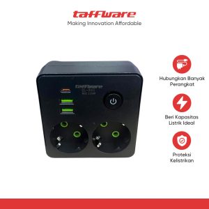 ginee_20260713182804839_7659270920.jpg Taffware Stop Kontak USB Type-C Port EU Plug 16A 250V 2500W - QL-86U