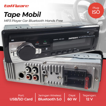Taffware Tape Mobil MP3 Player Audio Car Bluetooth - JSD520
