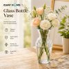 TaffHOME Vas Bunga Kaca Bening Nordic Bottle Vase Flower Pot - MBF-15