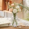 TaffHOME Vas Bunga Kaca Bening Nordic Bottle Vase Flower Pot - MBF-15