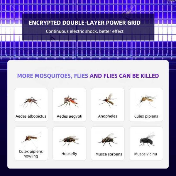 Taffware Lampu LED UV Anti Nyamuk Mosquito Killer Industrial Usage 30W - AP730