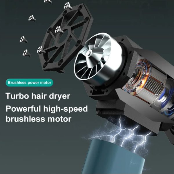 Taffware Mini Turbo Violent Air Blower Cordless Jet Portable 19M/Detik - X3-A