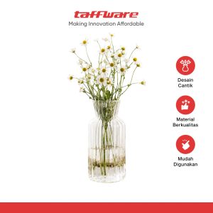 ginee_20260915171530251_7565515146.jpg TaffHOME Vas Bunga Kaca Bening Nordic Bottle Vases Flower Pot - MBF-13