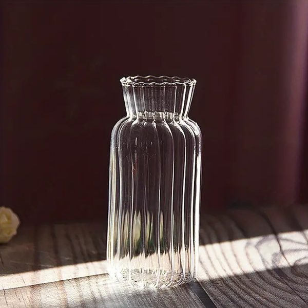 ginee_20260915171530766_1291038567.jpg TaffHOME Vas Bunga Kaca Bening Nordic Bottle Vases Flower Pot - MBF-13