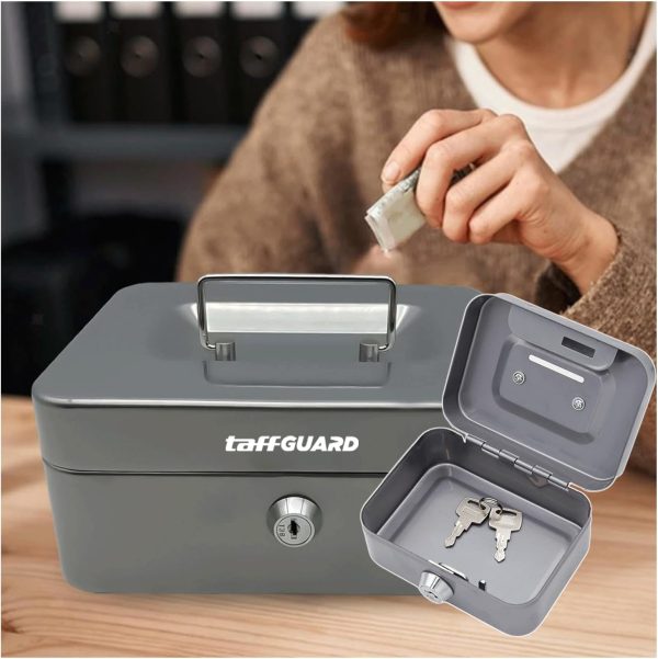 TaffGUARD Brankas Kotak Uang Emas Anti Maling Safety Box 11.5x8.5x5cm - HC-11A