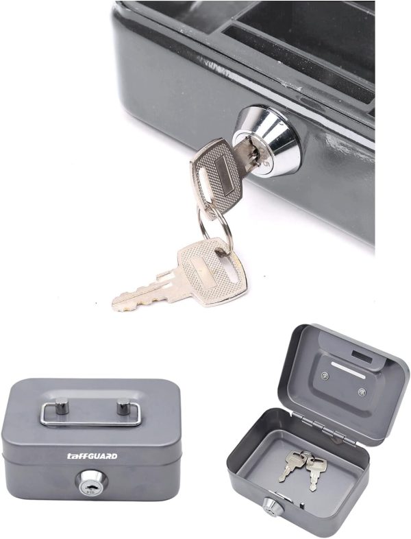 TaffGUARD Brankas Kotak Uang Emas Anti Maling Safety Box 11.5x8.5x5cm - HC-11A