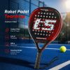 ginee_20260915171716749_9611276027.jpg TaffSPORT Raket Padel Teardrop Carbon Fiber 3.8cm Thickness 360g - 4013