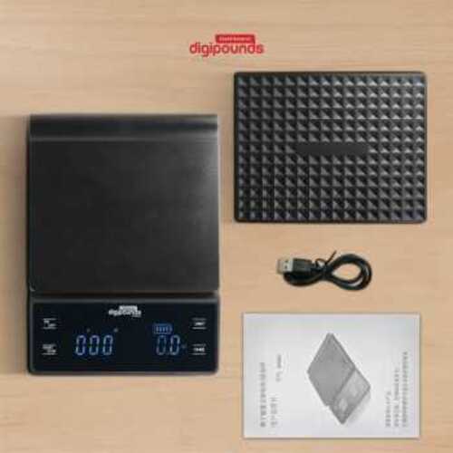 Taffware Digipounds Timbangan Kopi Digital Scale Recharge 3kg 0.1g - EK6002