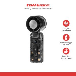 ginee_20260915171944006_3010137425.jpg TaffGO Kipas Angin Portable Genggam Turbo Mini Cooling Fan 3600mAh - FC8