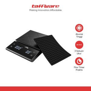 ginee_20260915172926923_8137538443.jpg Taffware Digipounds Timbangan Kopi Digital Timer Coffee Scale 3kg 0.1g - EK6012