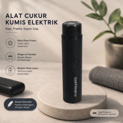 Taffware Alat Cukur Kumis Elektrik Mini Portabel Trimmer Shaver - FH021