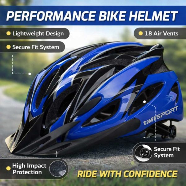 ginee_20260915174858520_6972940697.jpg TaffSPORT Helm Sepeda Road Bike Ultralight Bicycle Helmet 18 Air Vent - X40