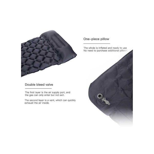 TaffSPORT Kasur Matras Angin Manual Sleeping Pad Waterproof Single - SB-14