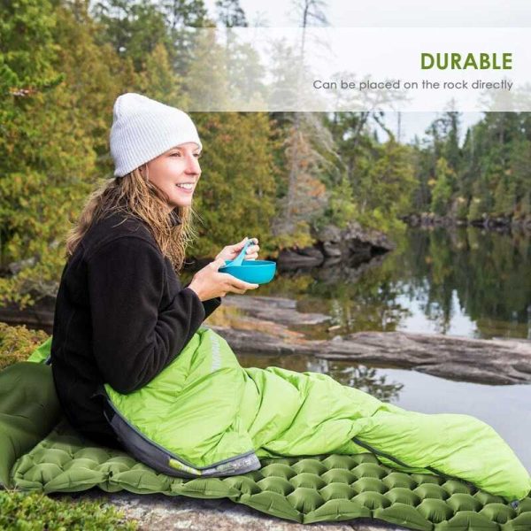TaffSPORT Kasur Matras Angin Manual Sleeping Pad Waterproof Single - SB-10