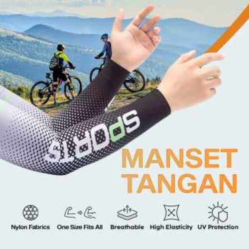 ginee_20260915181413129_3131739453.jpg TaffSPORT Sarung Pelindung Lengan Manset Arm Sleeve UV Protection - BX101