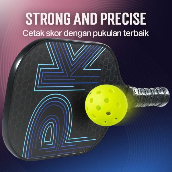 ginee_20260929101209093_2778175962.jpg TaffSPORT Raket Pickleball Paddle Honeycomb Core Fiberglass 225g - BQ114