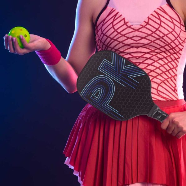 ginee_20260929101209320_3633426053.jpg TaffSPORT Raket Pickleball Paddle Honeycomb Core Fiberglass 225g - BQ114
