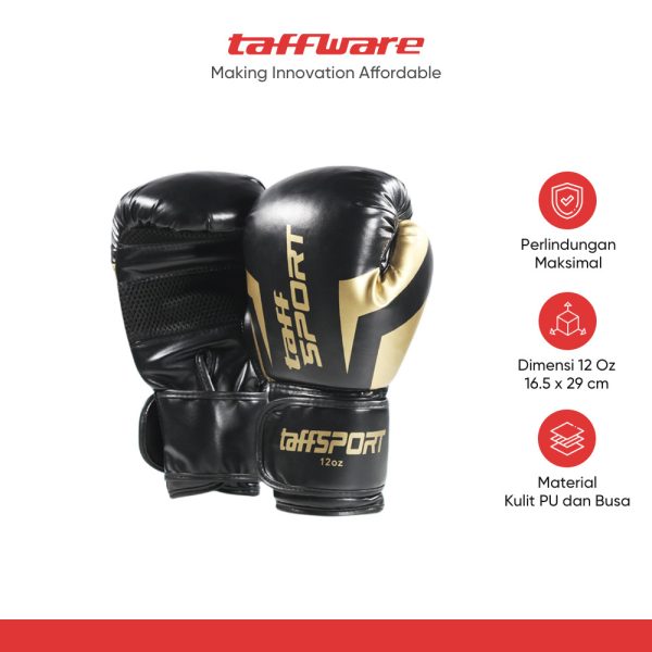 TaffSPORT Sarung Tinju MMA UFC Boxing Muay Thai Glove - AHM01
