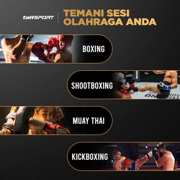 TaffSPORT Sarung Tinju MMA UFC Boxing Muay Thai Glove - AHM01