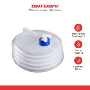 ginee_20260929144651804_0161671560.jpg TaffSPORT Kantong Air Lipat Foldable Camping Water Storage Plastik - ST-117