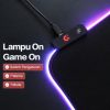 TaffGEAR Mouse Pad Gaming XL RGB LED Desk Mat