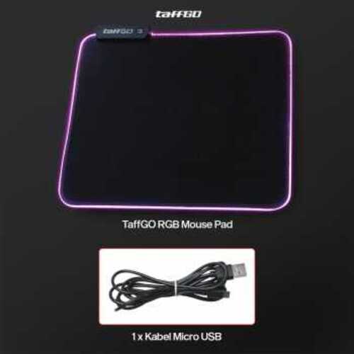 TaffGEAR Mouse Pad Gaming XL RGB LED Desk Mat