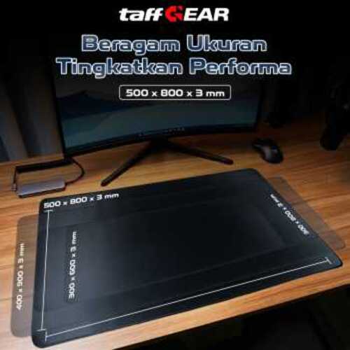 TaffGEAR Gaming Mouse Pad XL Desk Mat Polos Anti Slip Waterproof - MP001