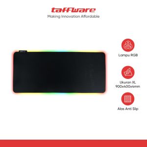 ginee_20260929144901971_7845800963.jpg TaffGEAR Mouse Pad Gaming XL Illuminated LED RGB Desk Mat 900x400x4mm - GMS-WT5