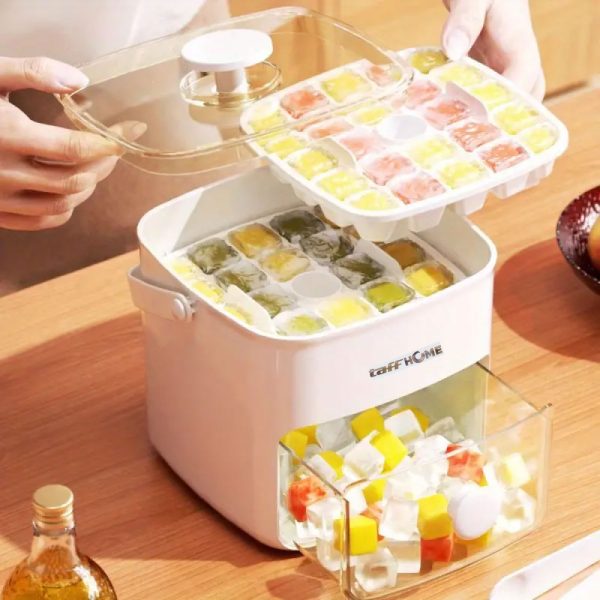 ginee_20260929151459264_3406035289.jpg TaffHOME Cetakan Es Batu Jelly Kotak Double Layer 48 Grid Quick Press - A152 JZH