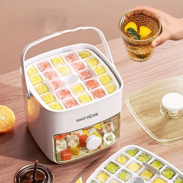 ginee_20260929151459351_4737046820.jpg TaffHOME Cetakan Es Batu Jelly Kotak Double Layer 48 Grid Quick Press - A152 JZH