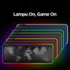 TaffGEAR Mouse Pad Gaming XL RGB LED Peta Dunia Desk Mat - GMS-WT-5