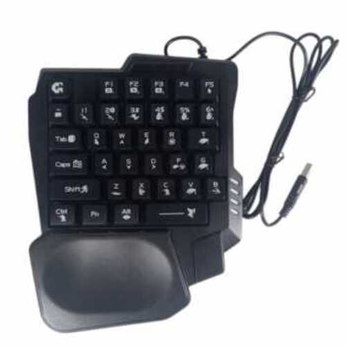 TaffGEAR Mini Keyboard Gaming Wired Membran RGB 35 Key - K58