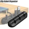 TaffGEAR Klip Kabel Adhesive Organizer Silicone Cable Clip - KR-8006