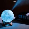 ginee_20260929152033266_9516655760.jpg Taffware HUMI Air Humidifier Ultrasonic 3D Moon RGB Night Light 880ml - AX-08