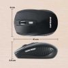 TaffGEAR Mouse Wireless Optical 2.4GHz Ergonomis Portable 6Key 1600DPI - AA-01
