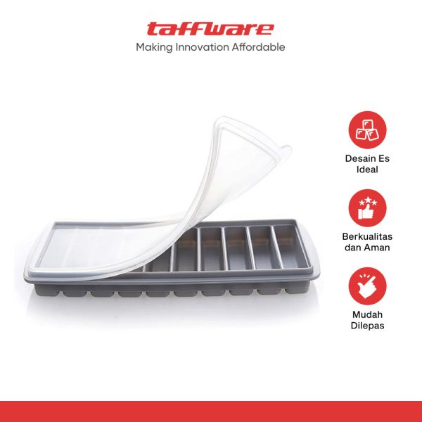 ginee_20260929152151898_2368216881.jpg TaffHOME Cetakan Es Batu Silikon Balok 10 Grid Ice Cube Food Grade - LM-10