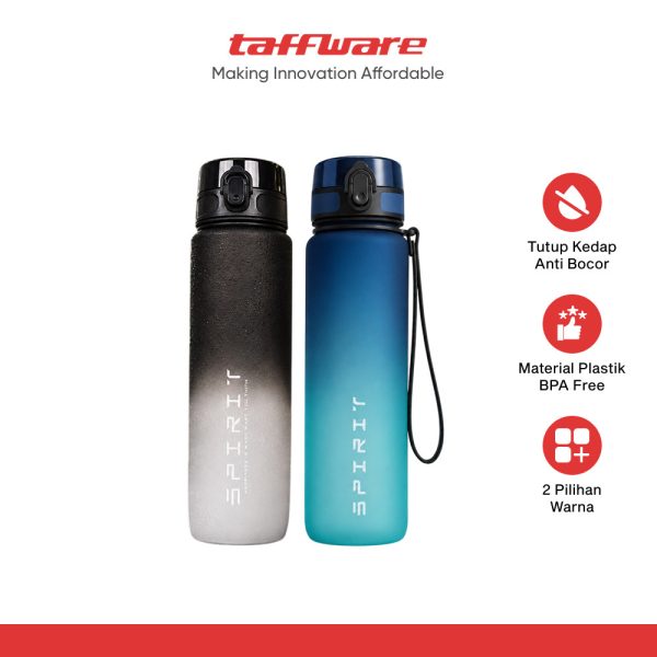 ginee_20260929152321016_5882822854.jpg TaffSPORT Botol Minum Sport Water Frosted Bottle with Lanyard 1L - 8691